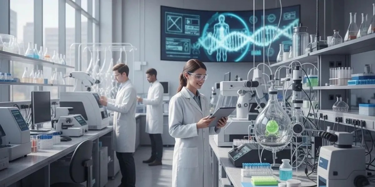 Laboratory setting for medical research services